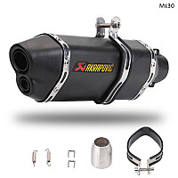Εξάτμιση AKRAPOVIC σπορ τελικό για μοτοσυκλέτα 370 mm, μαύρο ματ - Mt30 - Sellzone.bg Εξάτμιση AKRAPOVIC σπορ τελικό για μοτοσυκλέτα 370 mm, μαύρο ματ - Mt30